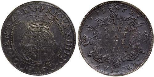 16 Ере Швеція Срібло Eric XIV of Sweden (1533 - 1577)