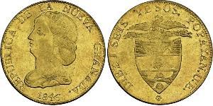 16 Песо Республика Новая Гранада (1831–1858) Золото 