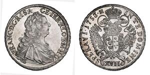 17 Kreuzer Ååstenrik Billon Argent François Ier du Saint-Empire(1708-1765)