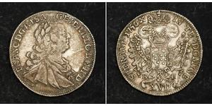 17 Kreuzer Ååstenrik Billon Argent François Ier du Saint-Empire(1708-1765)