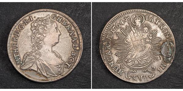 17 Kreuzer Hungría  Maria Theresa of Austria (1717 - 1780)