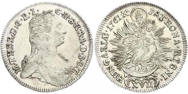 17 Крейцер Венгрия  Maria Theresa of Austria (1717 - 1780)