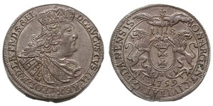 18 Grosh Gdansk (1454-1793) Plata 