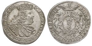 18 Grosh Gdansk (1454-1793) Plata 