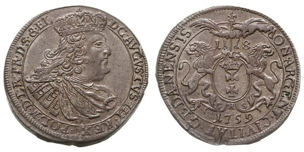 18 Grosh Danzig (1454-1793) Silber 