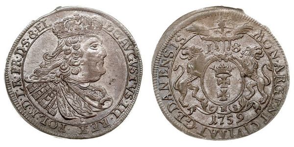 18 Grosh Gdansk  (1454-1793) Silver 