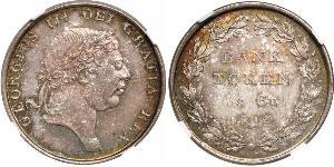 18 Penny Regno Unito di Gran Bretagna e Irlanda (1801-1922) Argento Giorgio III (1738-1820)