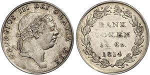 18 Penny Regno Unito di Gran Bretagna e Irlanda (1801-1922) Argento Giorgio III (1738-1820)