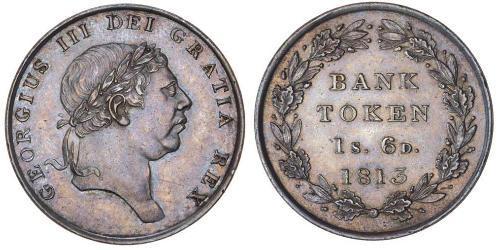 18 Penny Regno Unito di Gran Bretagna e Irlanda (1801-1922) Argento Giorgio III (1738-1820)