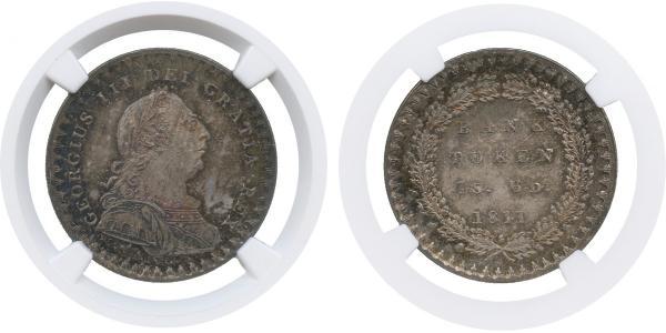 18 Penny Regno Unito di Gran Bretagna e Irlanda (1801-1922) Argento Giorgio III (1738-1820)