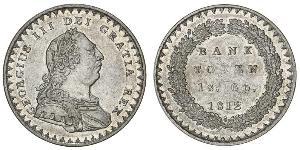 18 Penny Vereinigtes Königreich von Großbritannien und Irland (1801-1922) Silber Georg III (1738-1820)