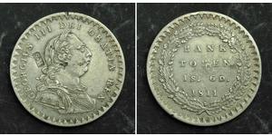 18 Penny Vereinigtes Königreich von Großbritannien und Irland (1801-1922) Silber Georg III (1738-1820)