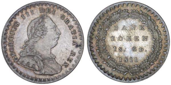 18 Penny United Kingdom of Great Britain and Ireland (1801-1922) Silver George III (1738-1820)