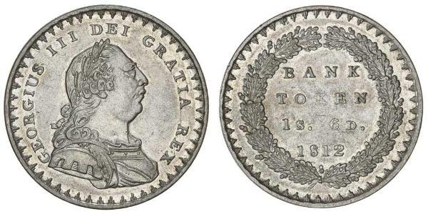 18 Penny United Kingdom of Great Britain and Ireland (1801-1922) Silver George III (1738-1820)