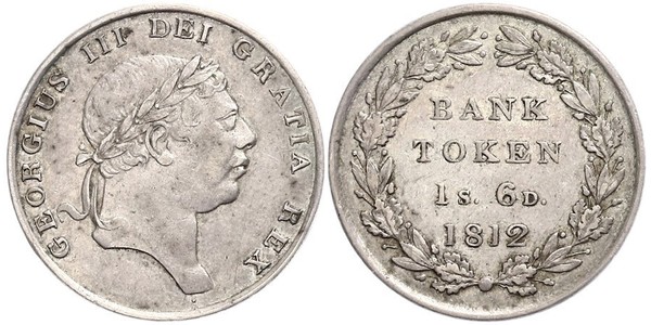 18 Penny United Kingdom of Great Britain and Ireland (1801-1922) Silver George III (1738-1820)