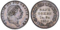 18 Penny 大不列颠及爱尔兰联合王国 (1801 - 1922) 銀 喬治三世 (1738-1820)