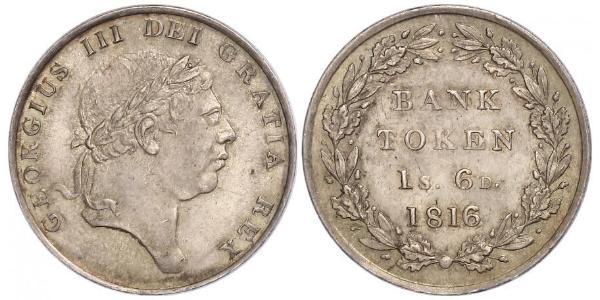 18 Penny 大不列颠及爱尔兰联合王国 (1801 - 1922) 銀 喬治三世 (1738-1820)