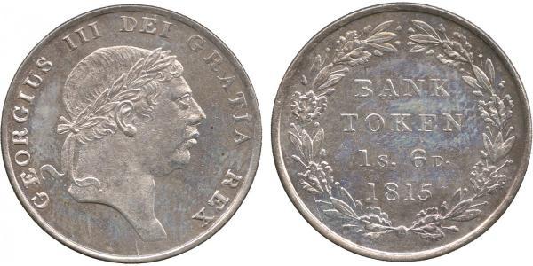 18 Пенни Соединённое королевство Великобритании и Ирландии (1801-1922) Серебро Георг III (1738-1820)