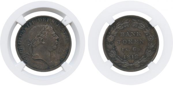 18 Пені Сполучене королівство Великобританії та Ірландії (1801-1922) Срібло Георг III (1738-1820)