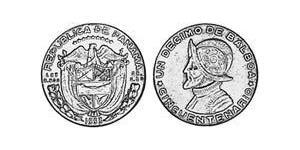 1/10 Balboa Panama Argent Vasco Núñez de Balboa (1475 – 1519)