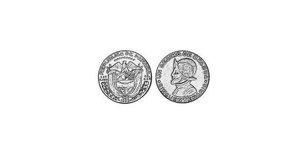 1/10 Balboa Republic of Panama Silver Vasco Núñez de Balboa (1475 – 1519)