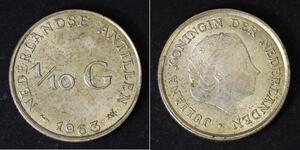1/10 Gulden Niederländische Antillen (1954 – 2010) Silber 