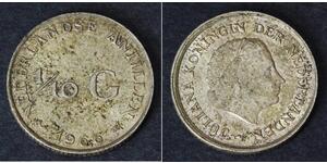 1/10 Gulden 荷属安的列斯 (1954 - 2010) 銀 