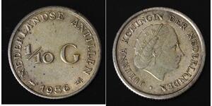 1/10 Gulden 荷属安的列斯 (1954 - 2010) 銀 