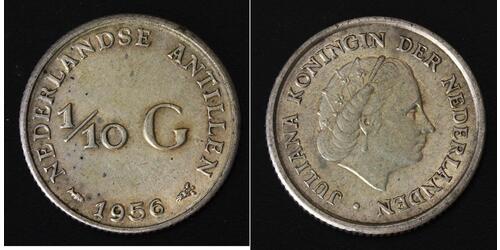 1/10 Gulden 荷属安的列斯 (1954 - 2010) 銀 