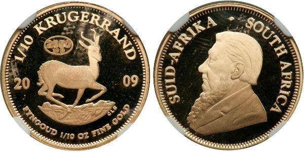 1/10 Krugerrand Південно-Африканська Республіка Золото Поль Крюгер (1825 - 1904)