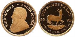 1/10 Krugerrand South Africa 金 保罗·克留格尔 (1825 - 1904)