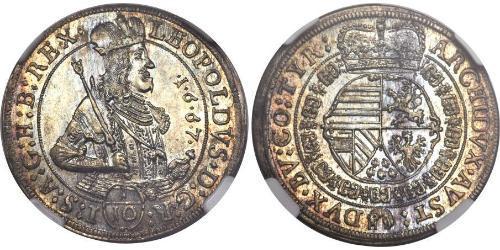 1/10 Thaler Sacro Romano Impero (962-1806) Argento Leopoldo I d