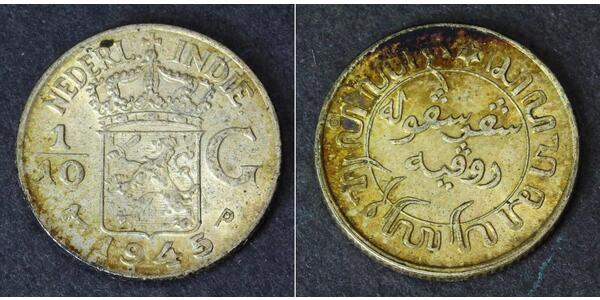 1/10 Гульден Голландська Ост-Iндiя (1800 - 1942) Срібло 