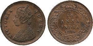 1/12 Anna India Cobre 