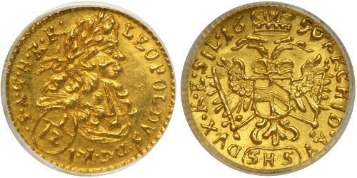 1/12 Ducat Austria Oro Leopoldo I d