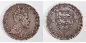 1/12 Shilling Jersey Bronce Eduardo VII (1841-1910)