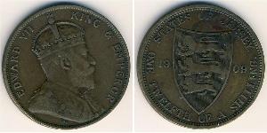 1/12 Shilling Jersey Bronce Eduardo VII (1841-1910)