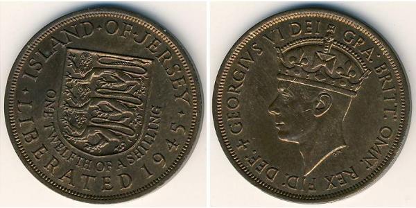 1/12 Shilling Jersey Bronce 