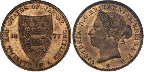 1/12 Shilling Jersey Bronze 