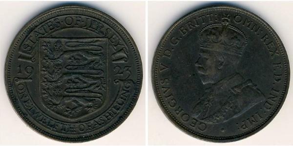 1/12 Shilling Jersey Bronze 