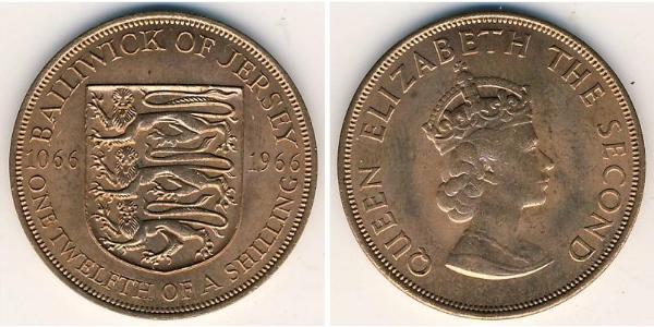 1/12 Shilling Jersey Bronze 