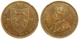 1/12 Shilling Isola di Jersey Bronzo 
