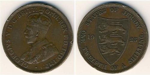 1/12 Shilling Isola di Jersey Bronzo 