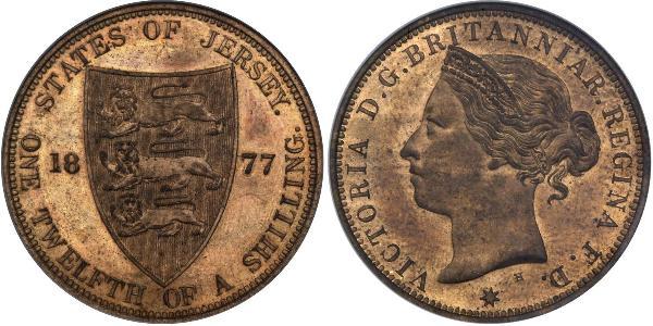 1/12 Shilling Isola di Jersey Bronzo 