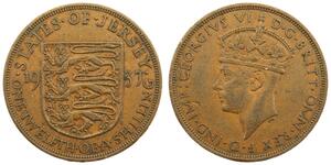 1/12 Shilling Jersey Cobre 