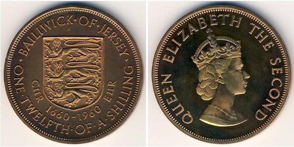 1/12 Shilling Jersey Cobre 