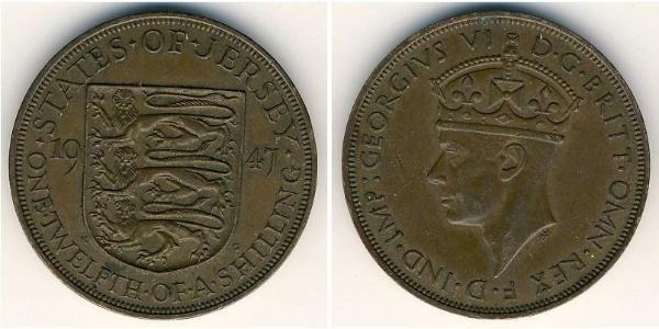 1/12 Shilling Jersey Cobre 