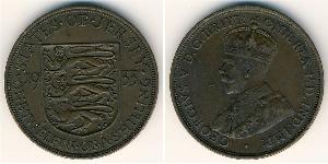 1/12 Shilling Isola di Jersey Rame 