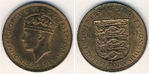 1/12 Shilling Isola di Jersey Rame 