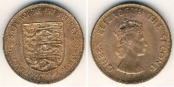 1/12 Shilling Isola di Jersey Rame 